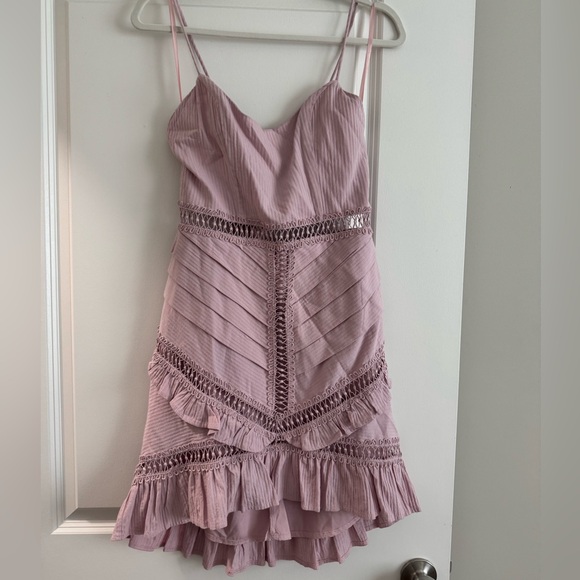 Walk This Way Pintuck Ruffle Detail Dress Blush
US 8 - Picture 4 of 9